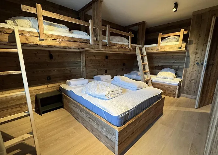 In 4 Vallees With Ski-in Access Chalet